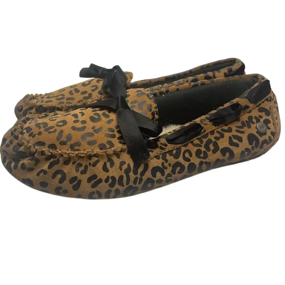 Ugg Leopard Print Moccasins size 4